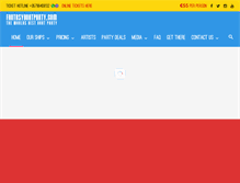 Tablet Screenshot of fantasyboatparty.com